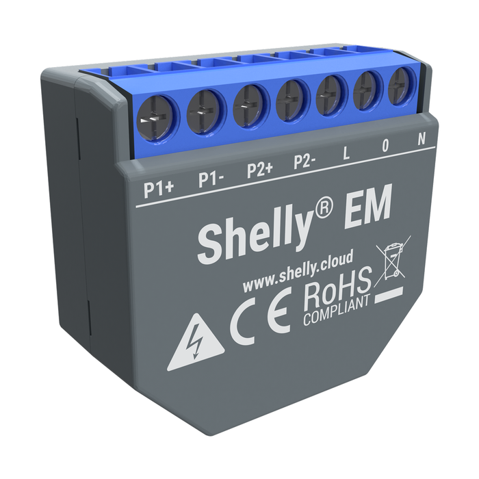 Shelly EM präziser Wi-Fi-Energiezähler