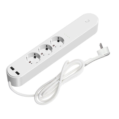 essentials Smart Home 3-way power strip USB