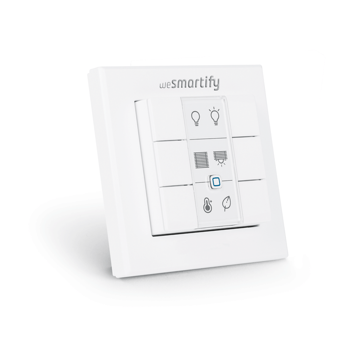 Wall button - 6-fold, white - Homematic IP compatible